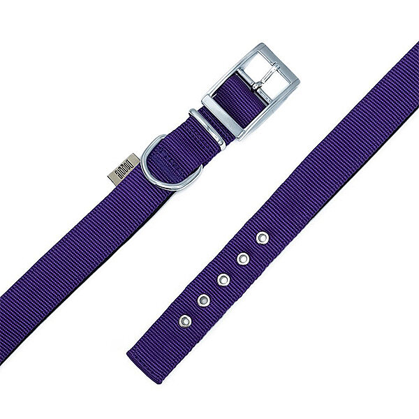 Doggie Elit Dokuma Köpek Tasması 4x57-65cm (Mor) - 3