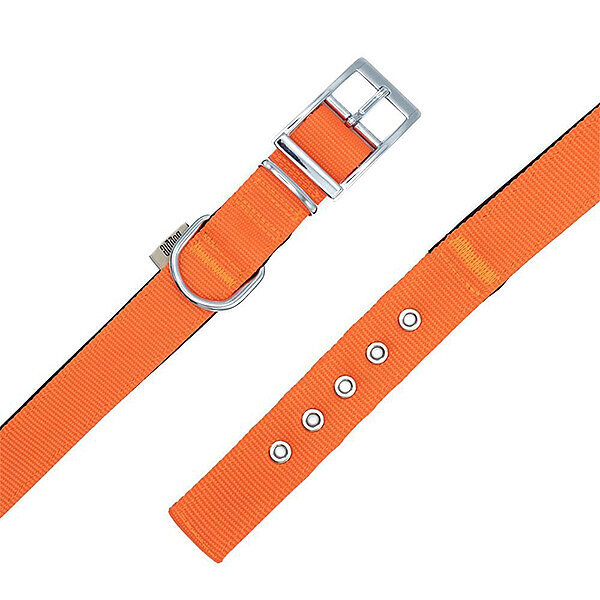Doggie Elit Dokuma Köpek Tasması 4x57-65cm (Turuncu) - 3
