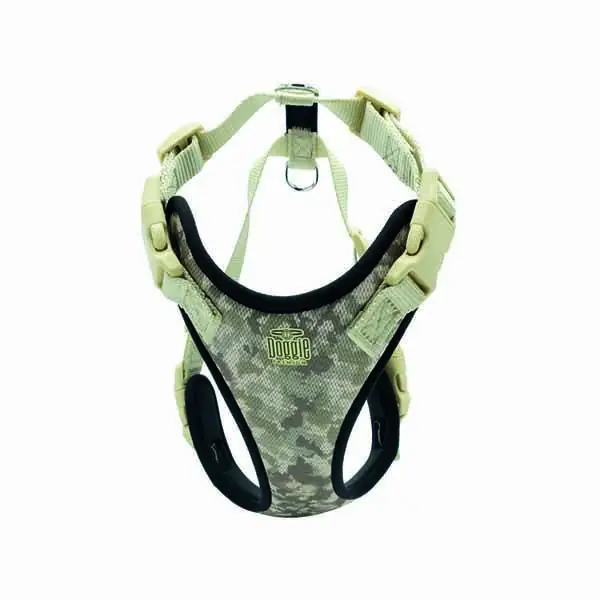 DOGGİE HAVALI DOKUMA GÖĞÜS TASMASI KAMUFLAJ 2X45-55CM - 1