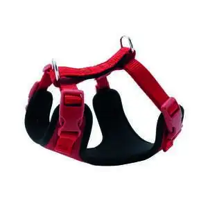 DOGGİE HAVALI DOKUMA GÖĞÜS TASMASI KIRMIZI 1,5X35-45CM