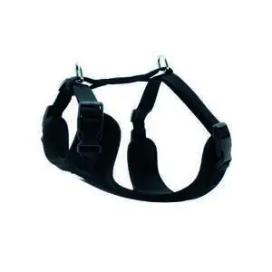 DOGGİE HAVALI DOKUMA GÖĞÜS TASMASI SİYAH 1,5X40-50CM