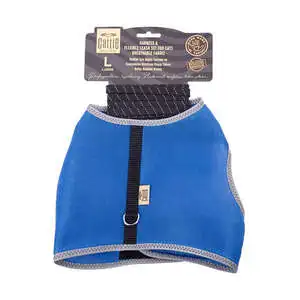 DOGGİE HAVALI DOKUMA KEDİ GÖĞÜS & GEZDİRME TAKIMI ROYALMAVİ 1,5X30-40CM