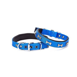 Doggie Kemik Metal Süslü Boyun Tasması (2cm x 30-37cm - DSBT 2062 S)
