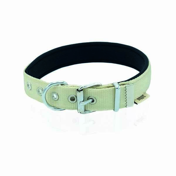 DOGGİE KONFOR DOKUMA BOYUN TASMASI HAKİ 2,5X42-50CM - 1
