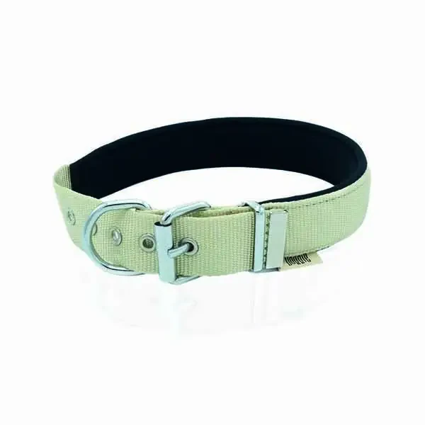 DOGGİE KONFOR DOKUMA BOYUN TASMASI HAKİ 3X47-55CM - 1