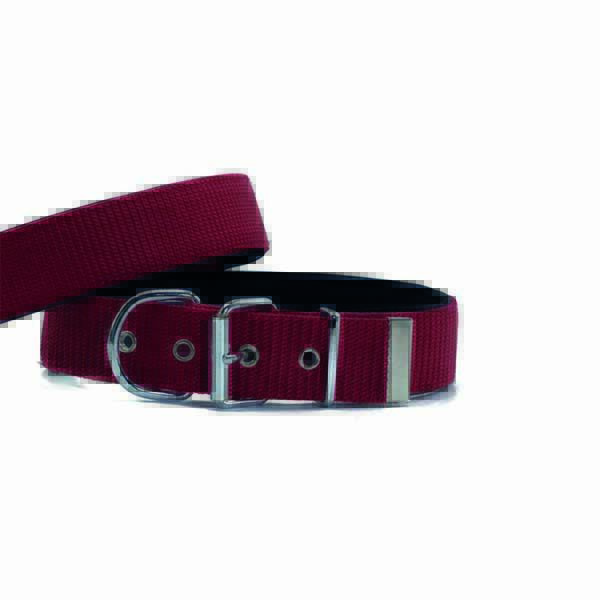 DOGGİE KONFOR DOKUMA BOYUN TASMASI KIRMIZI 4X47-55CM - 1