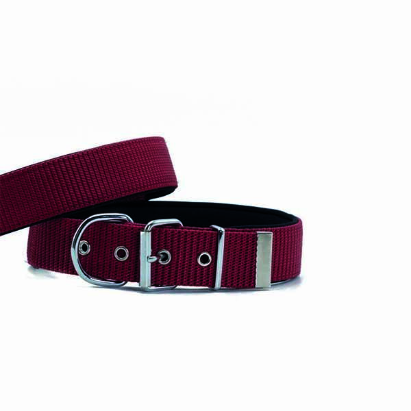 DOGGİE KONFOR DOKUMA BOYUN TASMASI KIRMIZI 5X50-60CM - 1