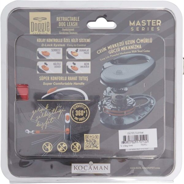 Doggie Master Serisi Otomatik Köpek Gezdirme Tasması Medium - 22
