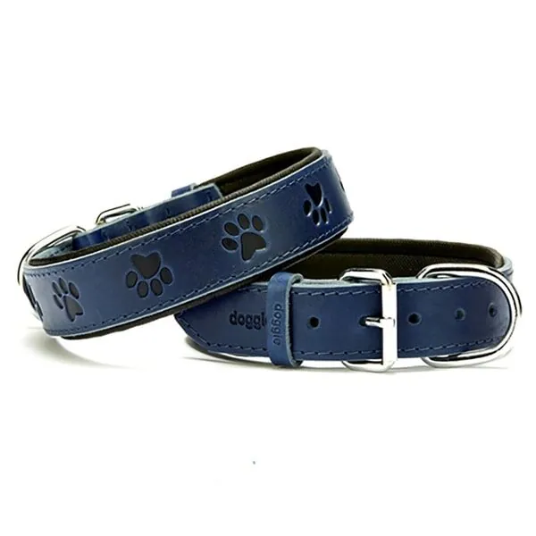 Doggie Pati Desenli Deri Boyun Tasması (3,5cm x 44-52cm - SBT 3536 M) - 2