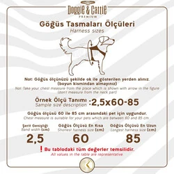 Doggie Polar Dokuma Ronin Göğüs Tasması PDGT-S - 6