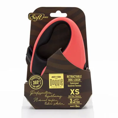 Doggie Soft Serisi Otomatik Köpek Gezdirme Tasması X-Small - 7