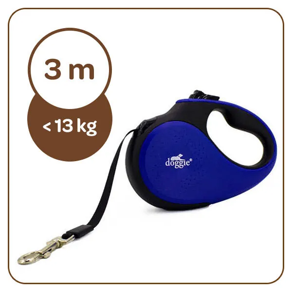 Doggie Soft Serisi Otomatik Köpek Gezdirme Tasması X-Small - 3