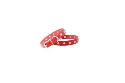 Doggie Taşlı Deri Kedi Tasması (1CMx19CM - TKT 08)