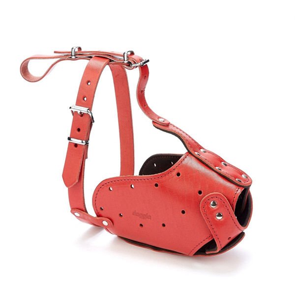 Doggie Uzun Burun Koruma Deri Ağızlık 80 CM - 1