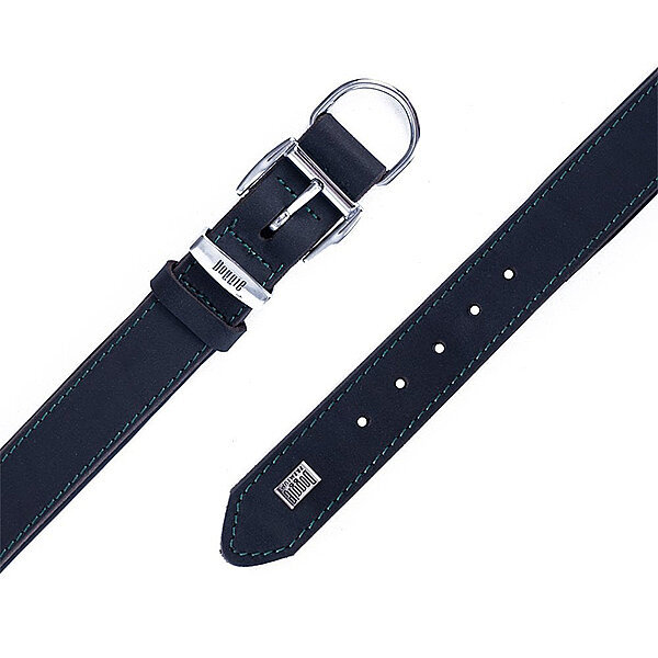 Doggie Yağlı Deri Köpek Tasması 4x57-65cm (Açık Kahve) - 2