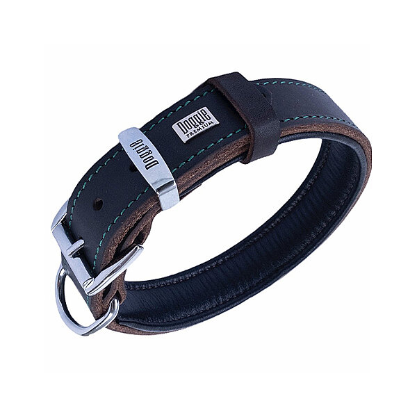 Doggie Yağlı Deri Köpek Tasması 4x57-65cm (Açık Kahve) - 3