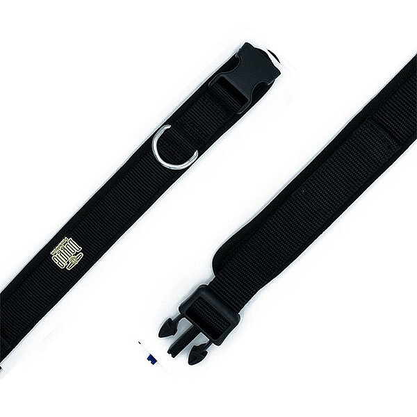 Doggie Yumuşak Dolgulu Köpek Tasması 2.5x40-50cm (Siyah) - 2