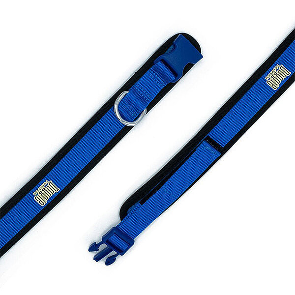Doggie Yumuşak Dolgulu Köpek Tasması 2x35-45cm (Mavi) - 2
