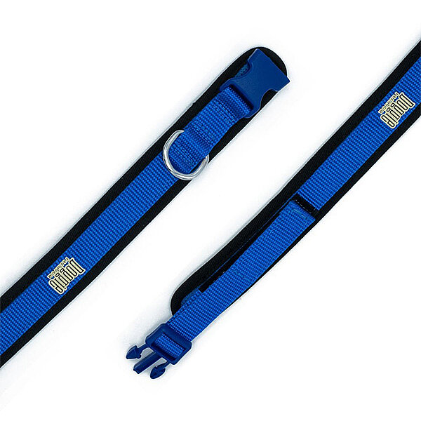 Doggie Yumuşak Dolgulu Köpek Tasması 2x35-45cm (Mavi) - 2