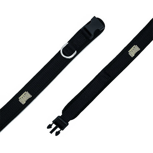 Doggie Yumuşak Dolgulu Köpek Tasması 2x35-45cm (Siyah) - 2