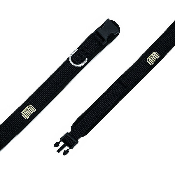 Doggie Yumuşak Dolgulu Köpek Tasması 2x35-45cm (Siyah) - 2