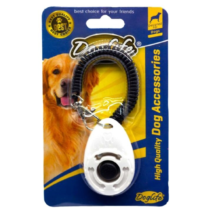 DogLife Clicker Pati Desenli Köpek Eğitim Aparatı (Karışık Renkli)