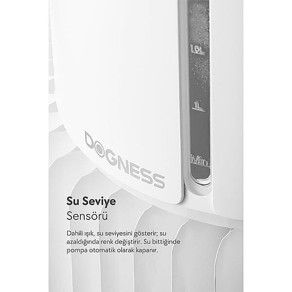 Dogness D09 Akıllı Otomatik Kedi ve Köpek Su Pınarı 2,2 L (Beyaz) - 4