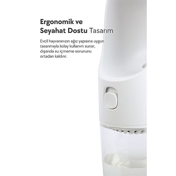Dogness Kedi ve Köpek Seyahat Suluğu 400 ml (Mavi) - 4