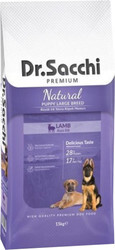 Dr. Sacchi Kuzu Etli Büyük Irk Yavru Köpek Maması 15 KG