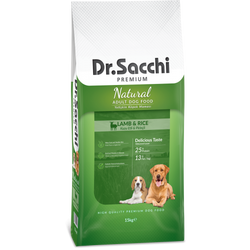 Dr. Sacchi Kuzu Etli Pirinçli Köpek Maması 15 KG