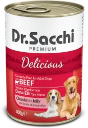 Dr. Sacchi Sığır Etli Köpek Yaş Maması 400 GR