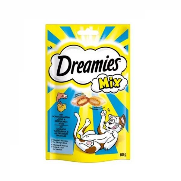 Dreamies Somonlu ve Peynirli Kedi Ödül Maması 60 gr - 1