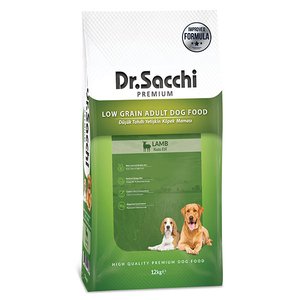 Dr.Sacchi Düşük Tahıllı Kuzu Etli Yetişkin  Köpek Maması 12kg