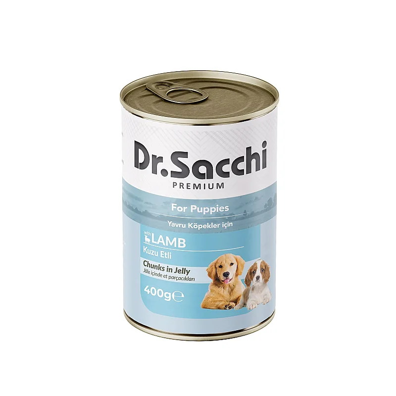 Dr.Sacchi Kuzu Etli Yavru Köpek Konservesi 400 g