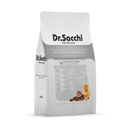 Dr.Sacchi Premium Düşük Tahıllı Kısır Kedi Maması 1.5 kg