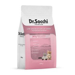 Dr.Sacchi Premium Düşük Tahıllı Yavru Kedi Maması 1.5 kg