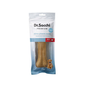 Dr.Sacchi Premium Sığır Etli Doğal Sığır Derisi Press Kemik Tahılsız Köpek Ödülü 170 gr