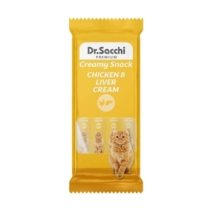 Dr.Sacchi Sıvı Kedi Ödül Chıcken&Lıver 4Lü