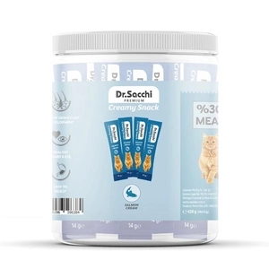 Dr.Sacchi Sıvı Kedi Ödül Salmon 14 Gr Karışık- 30'Lu Kavanoz