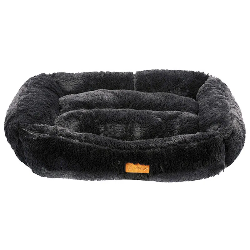 Dubex Brownie Dikdörtgen Kedi Köpek Yatağı Antrasit Gri S - 1