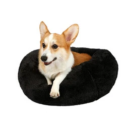 Dubex Brownie Yuvarlak Kedi Köpek Yatağı Antrasit Gri M - 3