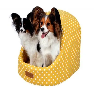 Dubex Mini Cave Kedi Kulübesi Sarı Benekli - 3