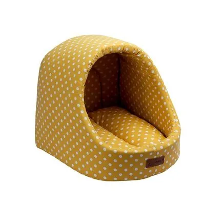 Dubex Mini Cave Kedi Kulübesi Sarı Benekli - 1