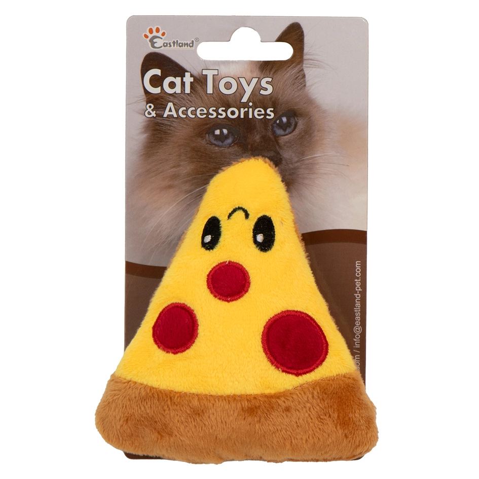 Eastland Catnipli Hışırtılı Peluş Pizza 11cm - 1
