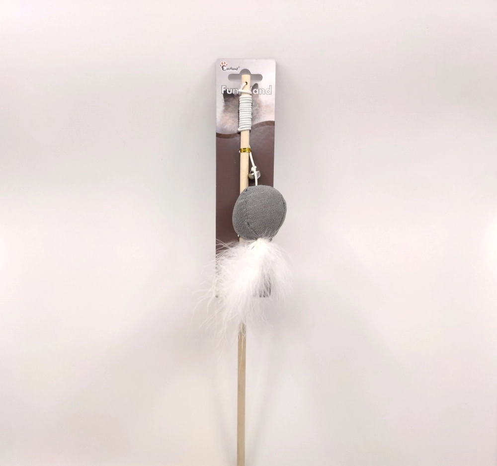 Eastland Catnipli Kedi Oltası Tüylü Peluş Çıngırak Lı 46 Cm - 1