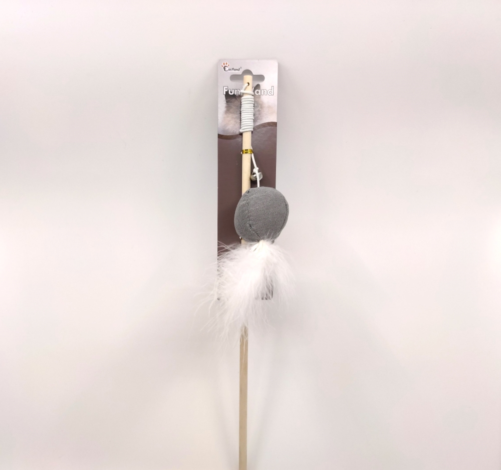 Eastland Catnipli Kedi Oltası Tüylü Peluş Çıngırak Lı 46 Cm - 1