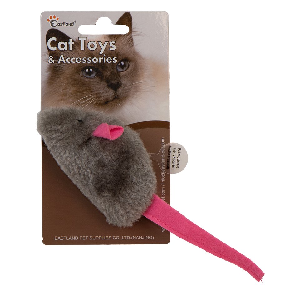 Eastland Catnipli Peluş Dijital Sesli Fare 8cm - 1