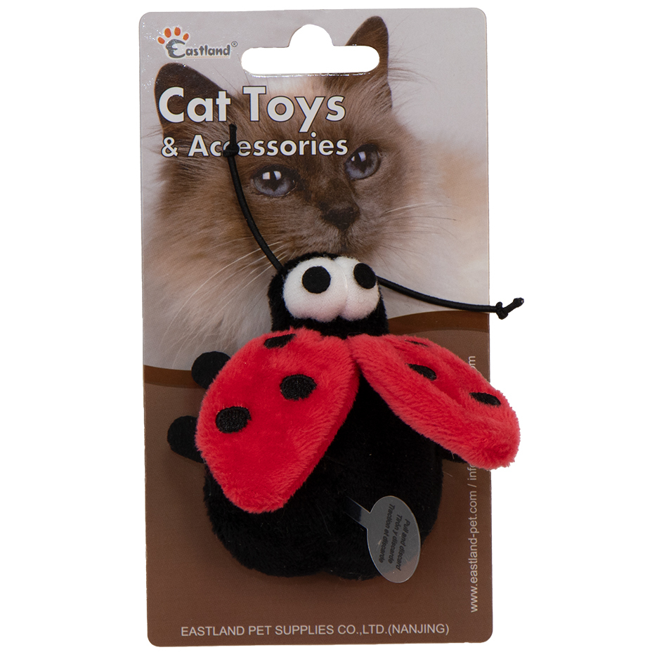 Eastland Catnipli Peluş Dijital Sesli Uğur Böceği - 1