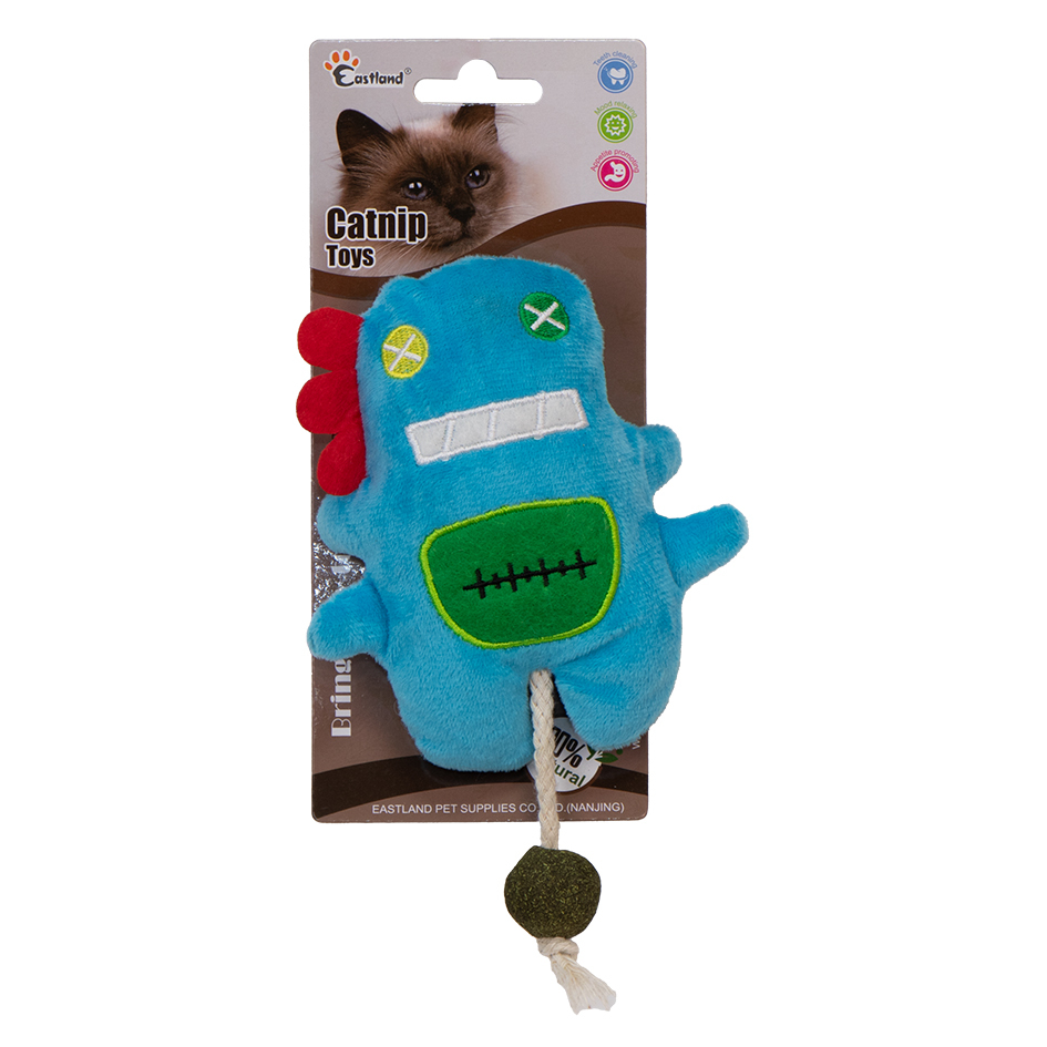 Eastland Catnipli Peluş Mavi Canavar 18cm - 1
