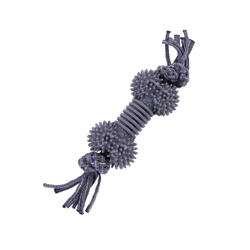 Eastland İpli Tpr Köpek Çiğ. Oyuncağı Dikenli 30cm Dikenli Kemik 30cm - 1